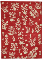 Dywan Sanderson WOODLAND GLADE DAMSON RED 146800