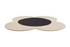 Orla Kiely Flower Spot rug ECRU/BLACK 158409