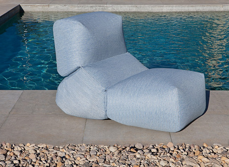 Siedzisko Gan Grapy Outdoor Soft Vichy Blue