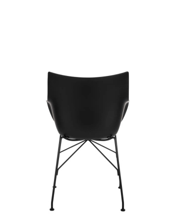 Q/Wood Basic Veneer Chair Black Wood Black FSC™