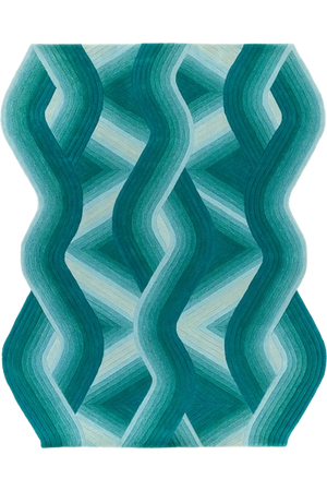 Toulemonde Bochart Flow Aqua Carpet