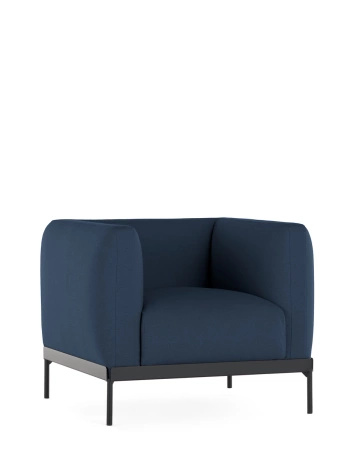 Asia Fotel (Cotone Plain) Niebieski