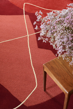 Toulemonde Bochart Duo Rouge carpet