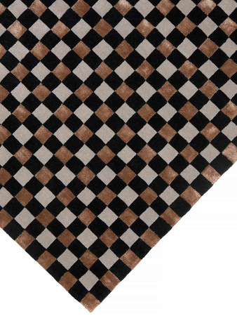 Magda Fornal Flicker Black Grey Brown carpet 5018