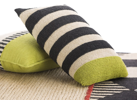 Poduszka Gan Rustic Chic Geo 70 Pistachio
