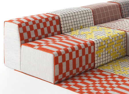 Modular Couch Gan Bandas B Orange