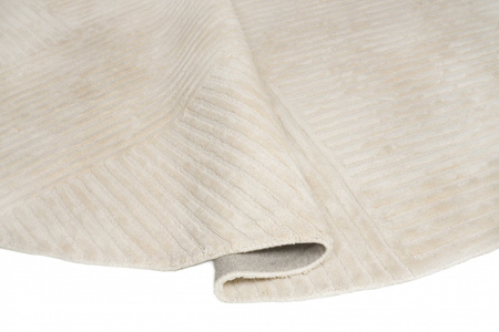 Carpet Decor Siera Ivory Oval Handmade Collection rug