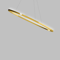 Lampa Wisząca Nemo Ellisse Minor Uplight 2700 K Pozłacany