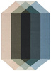 Gan Diamond Nude-Petrol Outdoor Carpet