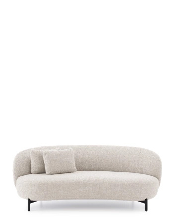 Lunam Curly Sofa White