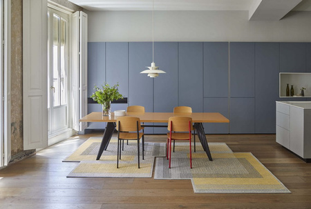 Gan Canevas Geo Grey Carpet