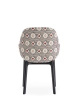 Clap Rubelli Armchair Black Cream