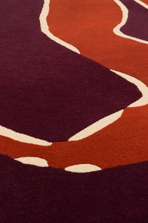 Toulemonde Bochart Muse Rouge carpet