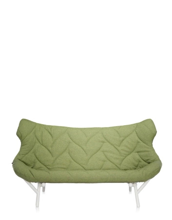 Foliage Trevira Sofa White Green