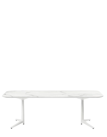 Multiplo XL Rectangular Outdoor 180x90 cm Table White White
