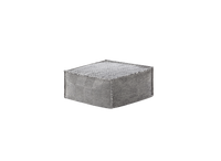 Gan Sail Square pouf Black