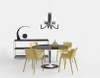Thierry XXL Oval 192x118 cm Table Grey