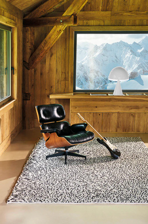 Toulemonde Bochart Serac Noir Blanc carpet