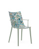 H.H.H. Graphic Impression Chair Green Cream