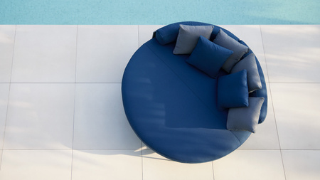 Gandiablasco Flat Round Chill Bed