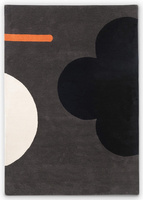Orla Kiely Geo Flower Graphite Carpet 60605