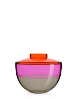 Shibuya Vase Orange Purple Gray