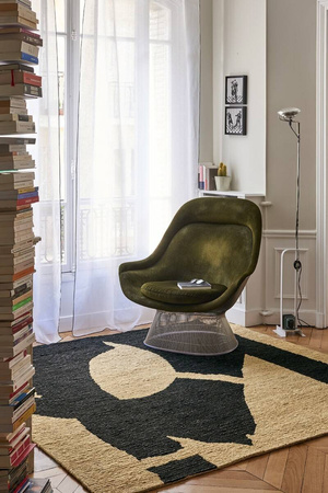 Toulemonde Bochart Arcades Noir Blanc carpet