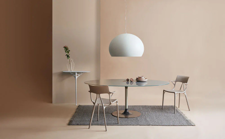 Thierry XXL Oval 192x118 cm Stół Biały Czarny