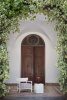 Cara Mat Outdoor Armchair White Blue
