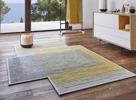 Gan Canevas Geo Grey Carpet