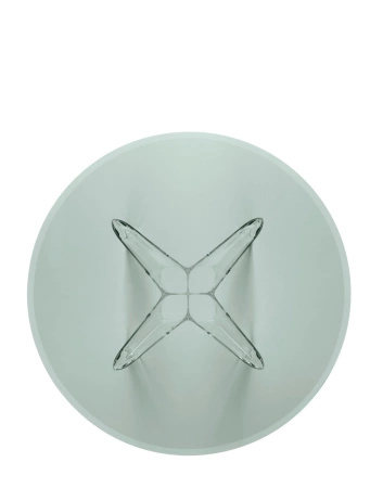 Sir Gio Round Ø120 cm Stół Przezroczysty Dymny