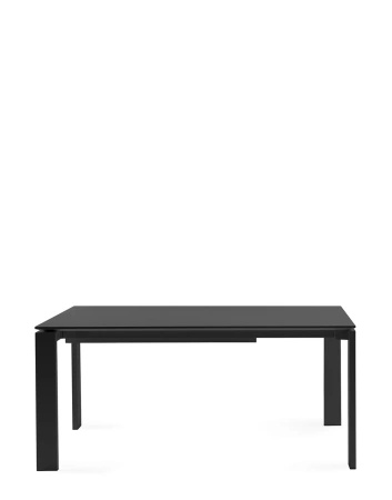 Four Extendable 50+50+160x90 cm Stół Rozkładany Czarny 