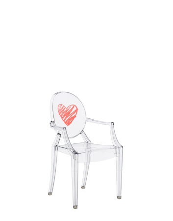 Loulou Ghost Special Edition Chair Transparent Heart