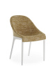 Eleganza Ela Chair White Mustard