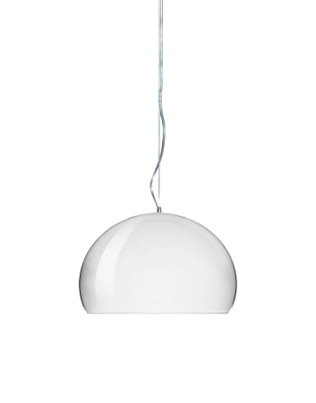Small Fl/y Metal Lampa Wisząca Chromowany