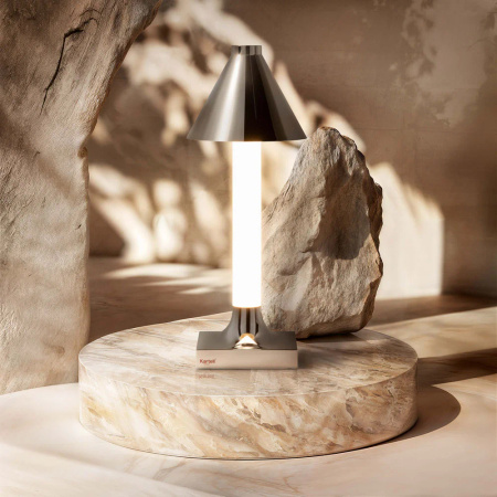 Goodnight Cap Table Lamp Chrome
