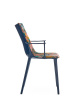 H.H.H. Upholstered Fabric Chair Blue Multi