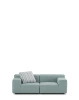 Plastics Outdoor Two-Seater Sofa Green