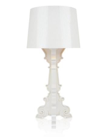 Bourgie White and Gold Table Lamp