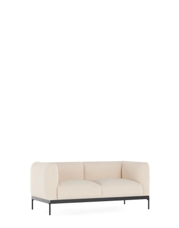 Asia Sofa Two-Seater (Cotone Structure) Biały