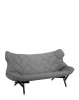 Foliage Trevira Sofa Czarny Szary