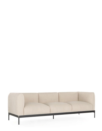 Asia Three-Seater Sofa (Cotone Structure) Beige