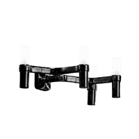 Nemo Crown Wall Lamp 4 Black Plated
