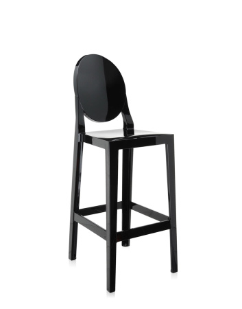 One More 75 cm Krzesło Barowe Czarny