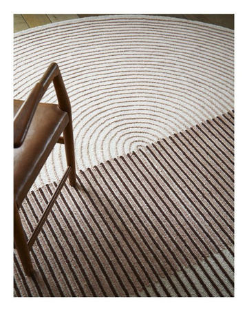 Gan Ply Pink Round Carpet