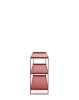 Trays 140 cm x 40 cm Bookcase Maroon