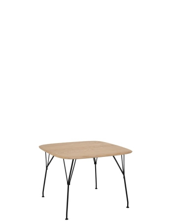 Viscount of Wood Square Table Black Ash
