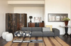 Largo Three-Seater Gubbio Sofa Ecrù