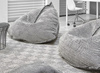 Gan Sail Black pouffe