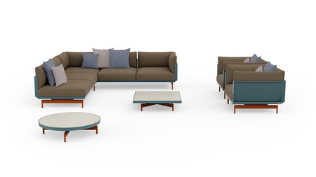 Gandiablasco Onde Round Coffee Table Ø90×22 cm